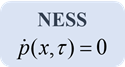 Stochastic dynamics NESS